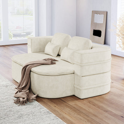 Divano letto trasformabile da 75'' con coperta, divano da pavimento, divano da salotto per soggiorno