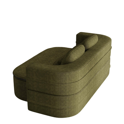 Divano letto trasformabile da 75'' con coperta, divano da pavimento, divano da salotto per soggiorno
