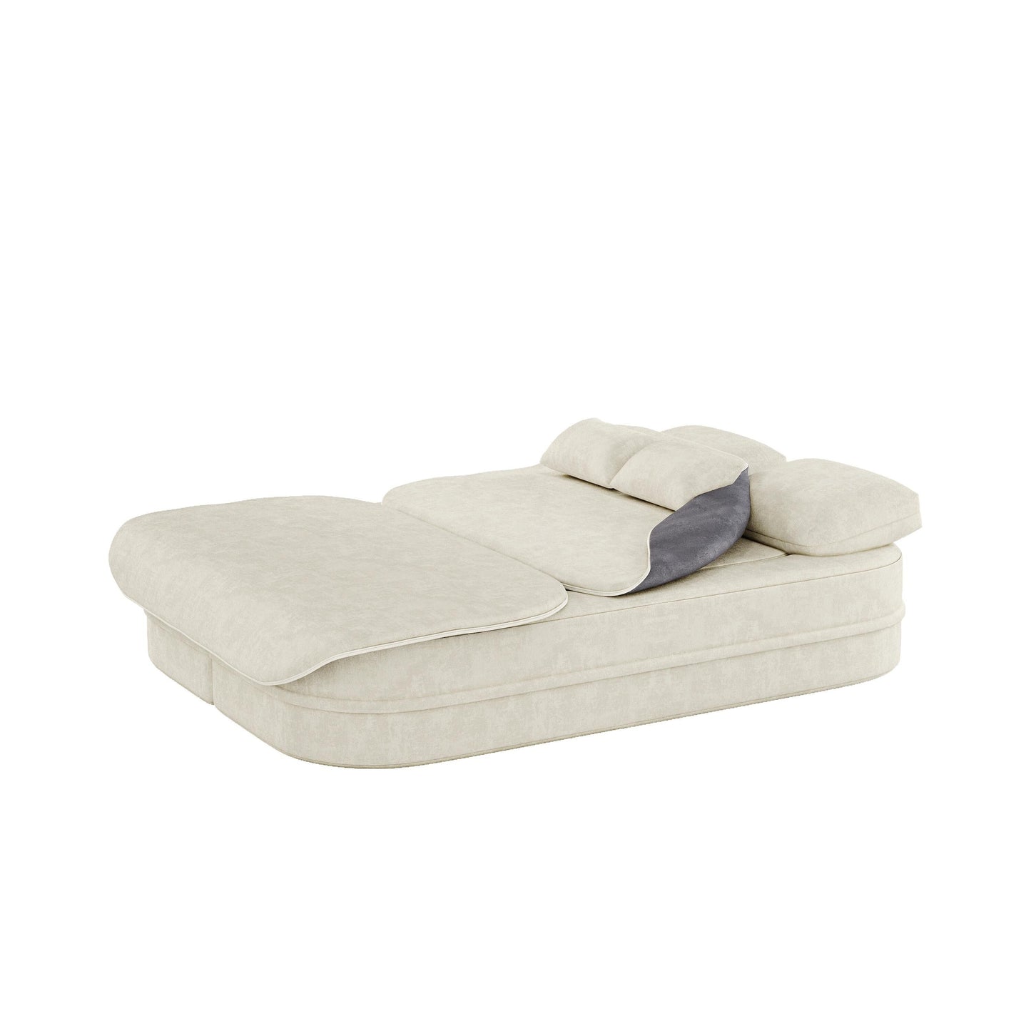 Divano letto trasformabile da 75'' con coperta, divano da pavimento, divano da salotto per soggiorno