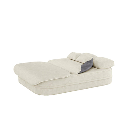 Divano letto trasformabile da 75'' con coperta, divano da pavimento, divano da salotto per soggiorno