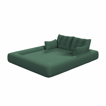 Divano letto Teddy a 3 posti, divano letto modulare, divano trasformabile, divano letto