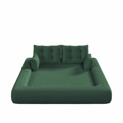 Divano letto Teddy a 3 posti, divano letto modulare, divano trasformabile, divano letto