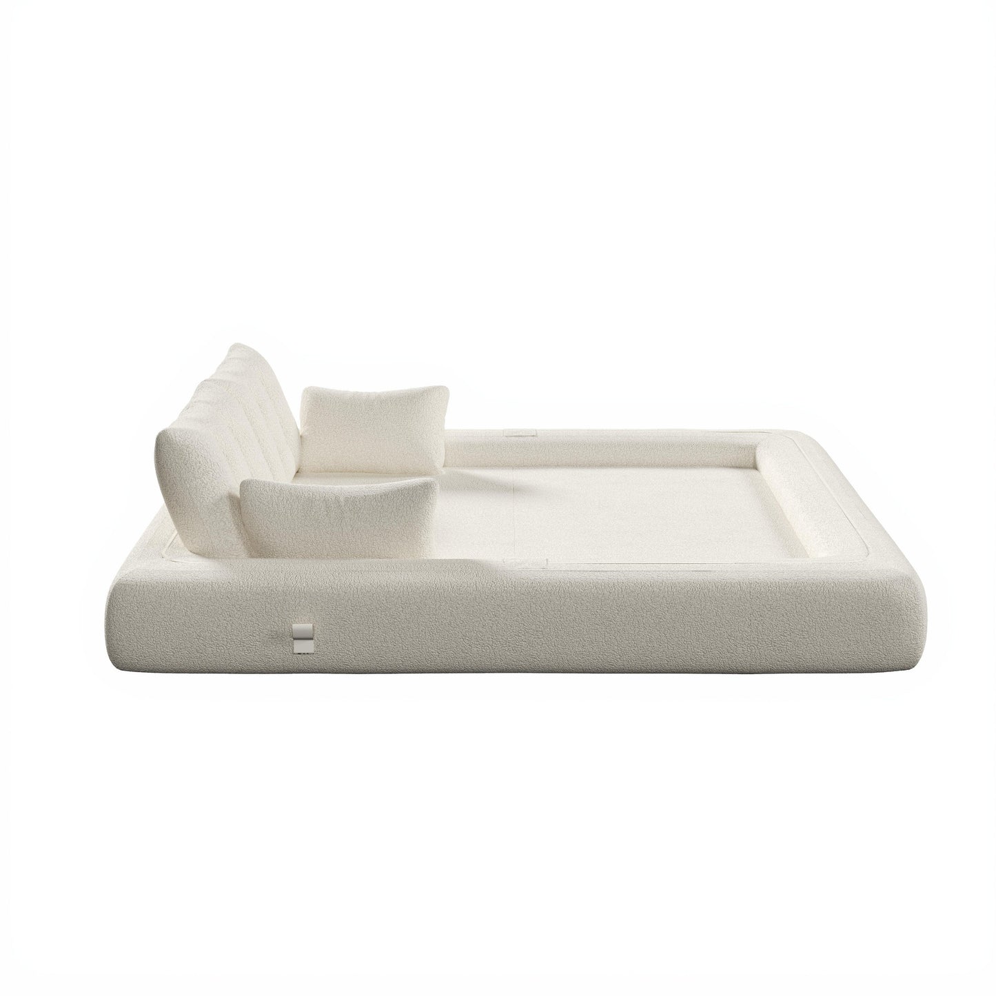Divano letto Teddy a 3 posti, divano letto modulare, divano trasformabile, divano letto