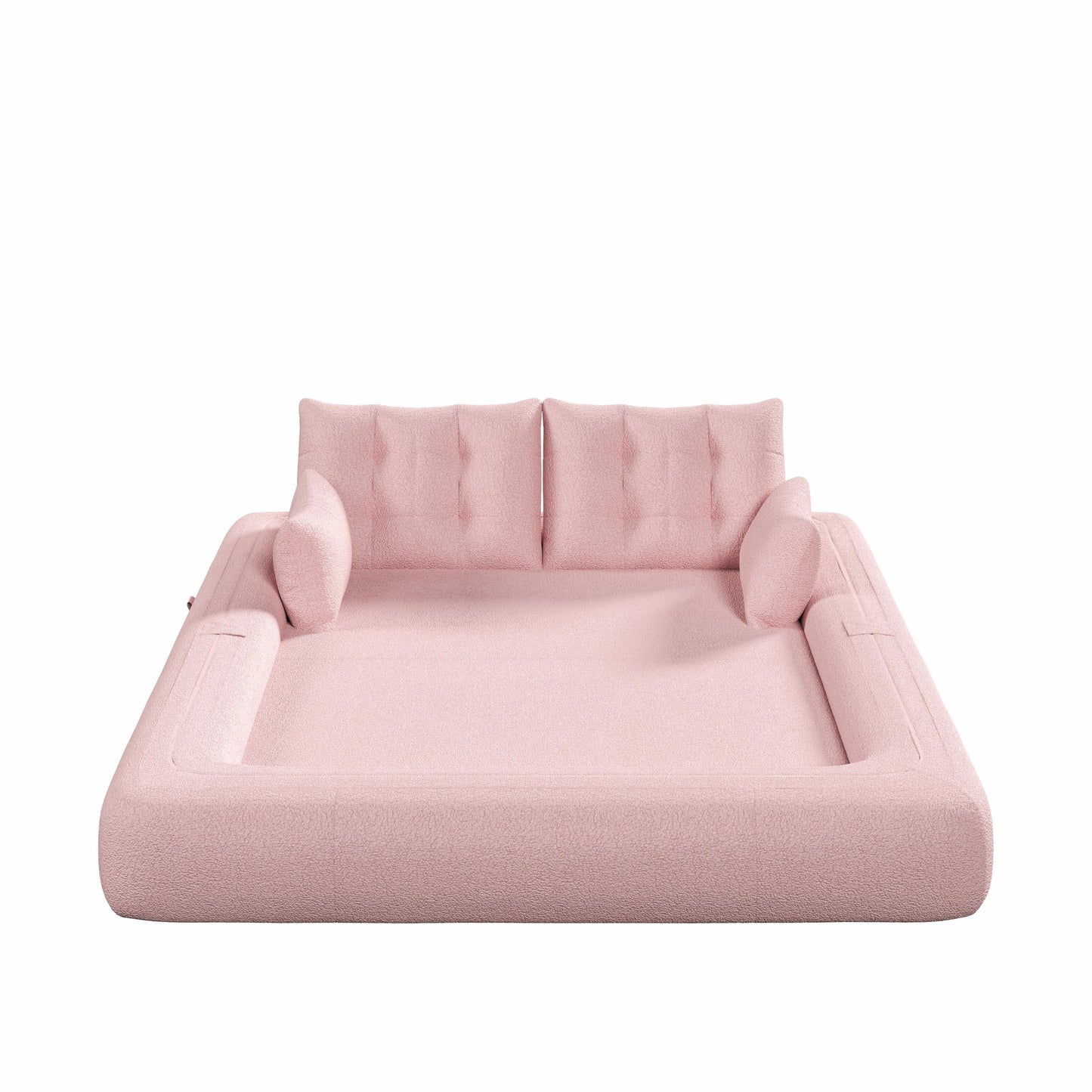 Divano letto Teddy a 3 posti, divano letto modulare, divano trasformabile, divano letto