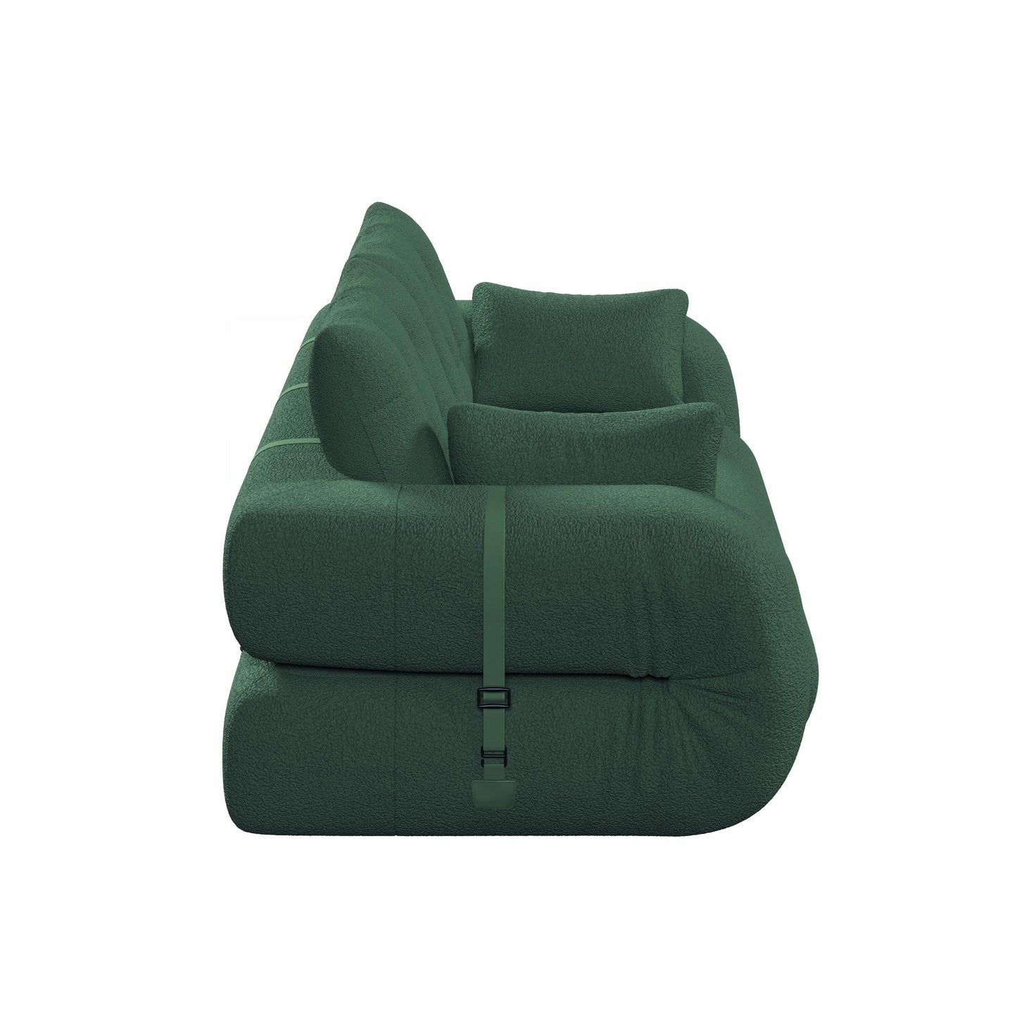 Divano letto Teddy a 3 posti, divano letto modulare, divano trasformabile, divano letto