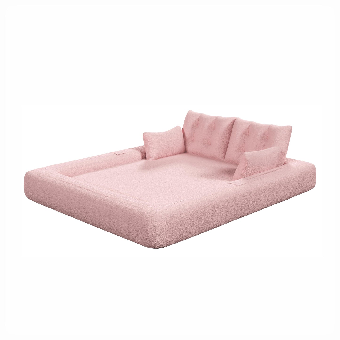 Divano letto Teddy a 3 posti, divano letto modulare, divano trasformabile, divano letto