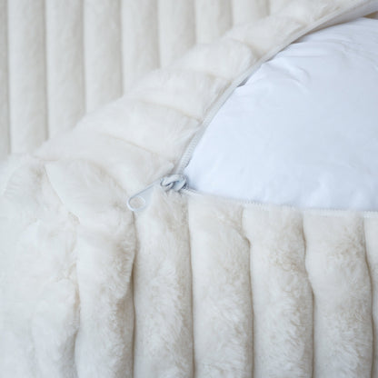 Divano a due posti in tessuto di peluche da 78''