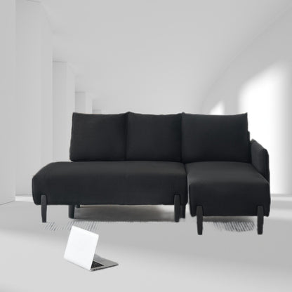 Divano in velluto da 79,5 pollici - Design di metà secolo con 3 cuscini decorativi
