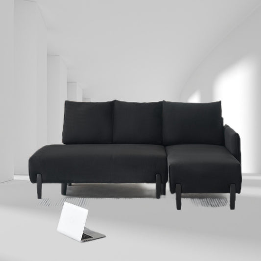 Divano in velluto da 79,5 pollici - Design di metà secolo con 3 cuscini decorativi