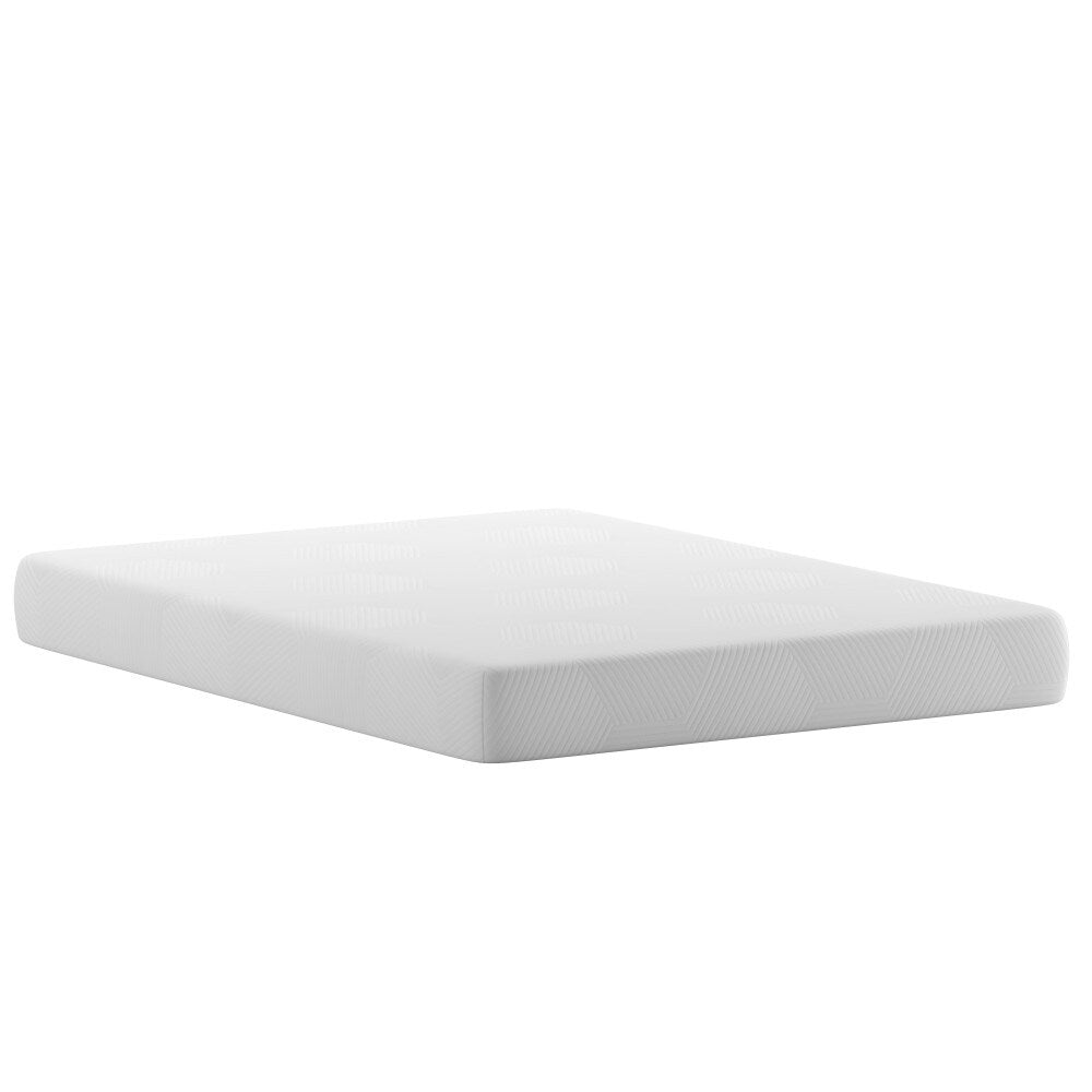 Materasso in memory foam rinfrescante al tè verde da 8 pollici, anti-pressione, in una scatola