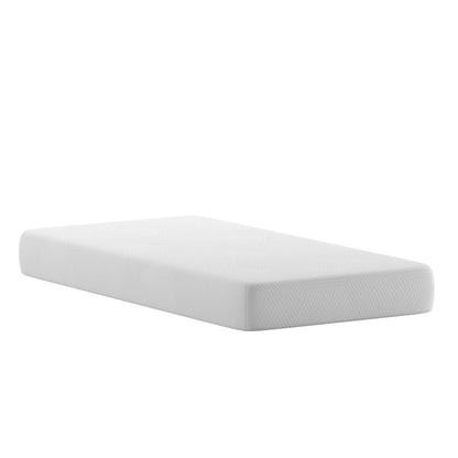 Materasso in memory foam rinfrescante al tè verde da 8 pollici, anti-pressione, in una scatola