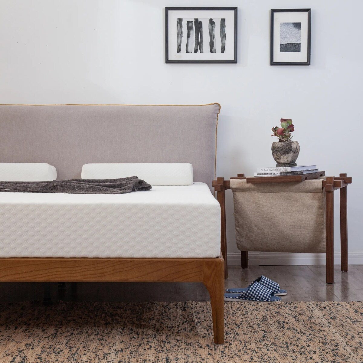 Materasso in memory foam gel da 8 pollici con fodera in tessuto lavabile