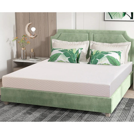 Materasso in memory foam gel da 8 pollici con fodera in tessuto lavabile
