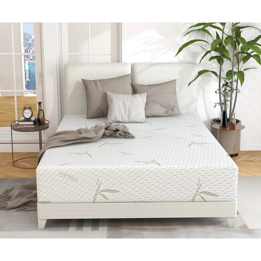 Materasso in memory foam gel da 8 pollici, materasso in schiuma rinfrescante in una scatola