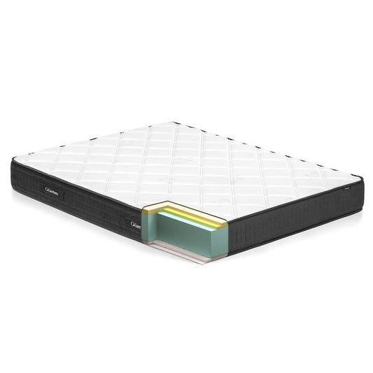 Materasso in memory foam da 8 pollici, traspirante, di media rigidità
