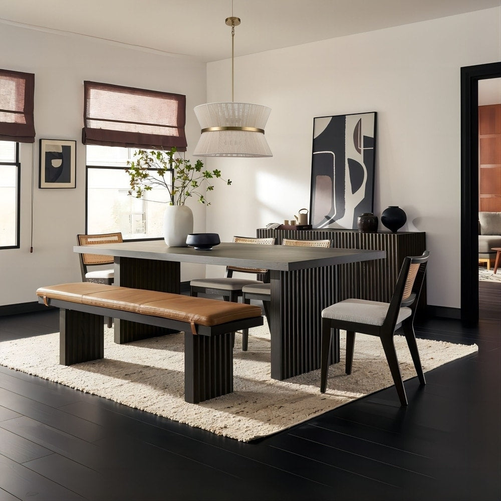 Lampadario a tamburo grande in stile boho moderno a 8 luci, lampadario a clessidra in tessuto intrecciato a mano da 24 pollici in oro/nero per sala da pranzo/soggiorno