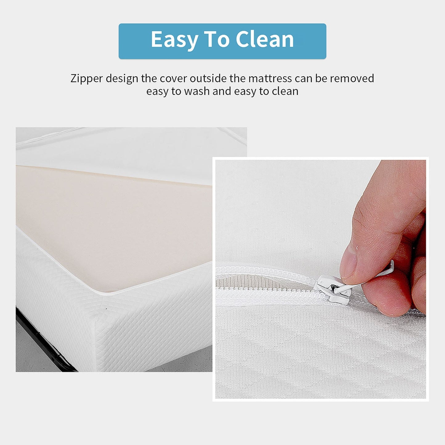 Materasso in memory foam con infusione di gel da 8 pollici