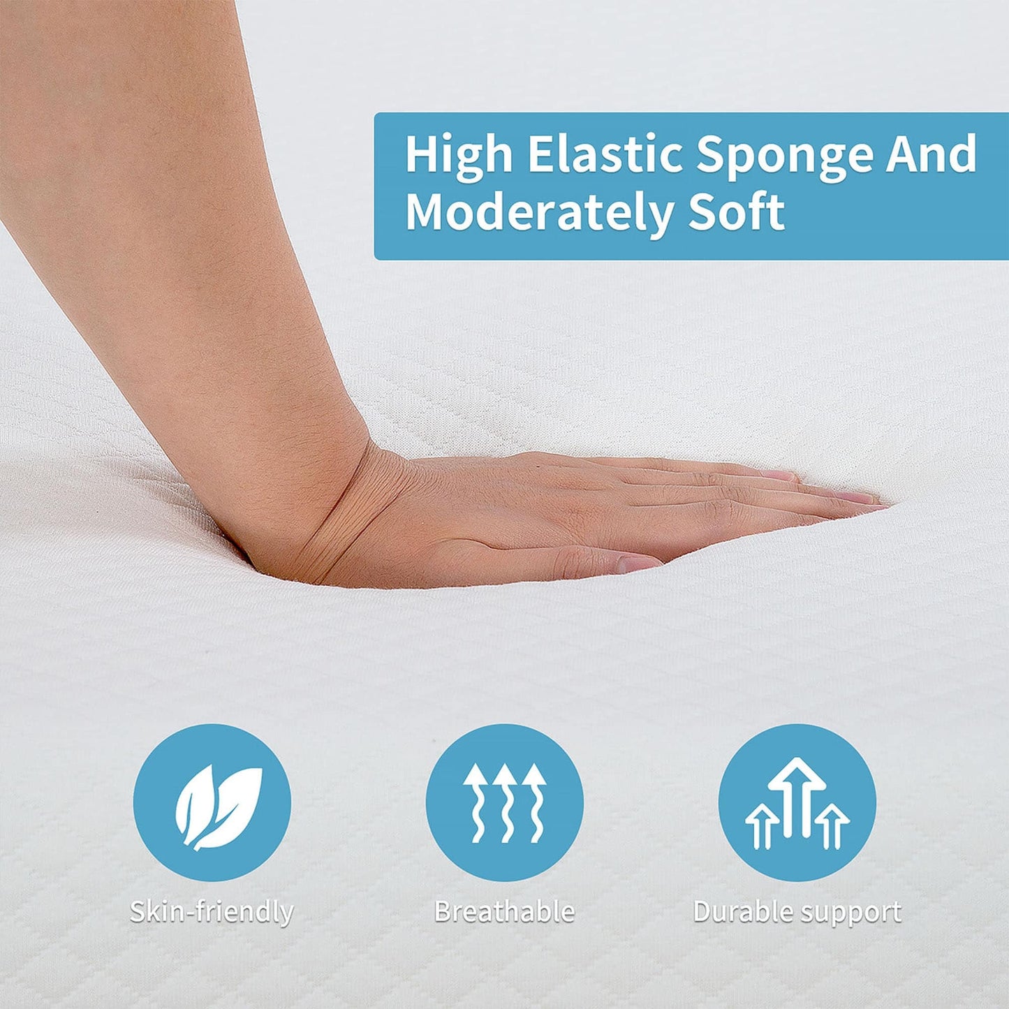 Materasso in memory foam con infusione di gel da 8 pollici