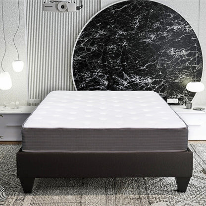 Materasso ibrido a molle insacchettate da 8 pollici in una scatola, materasso in memory foam in gel