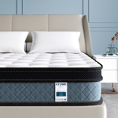 Materasso in memory foam ibrido rinfrescante medio 8 in una scatola