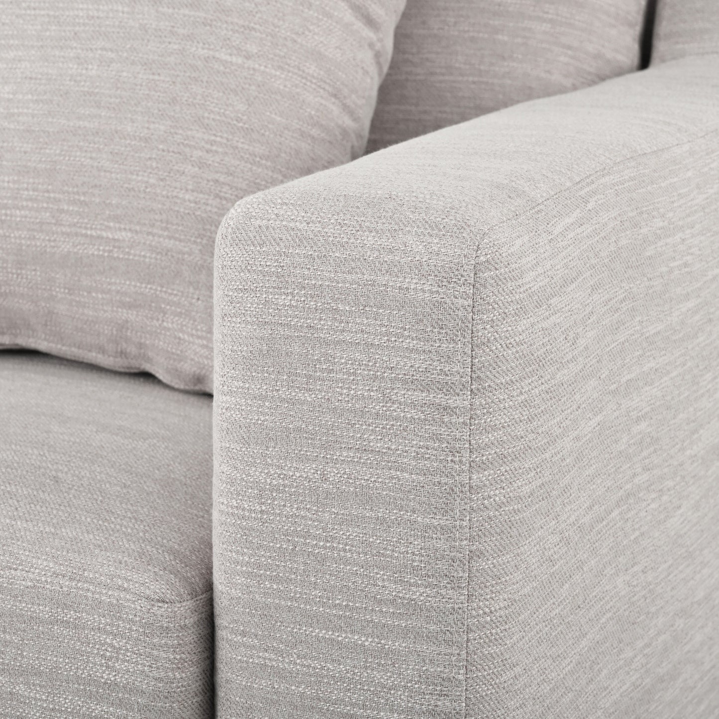 Divano a 3 posti in poliestere 80,5, finiture in legno massello - Comfort premium per soggiorno o studio