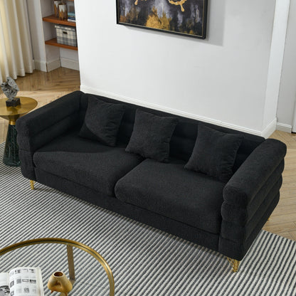 Divano componibile oversize da 81 pollici a 3 posti con 3 cuscini