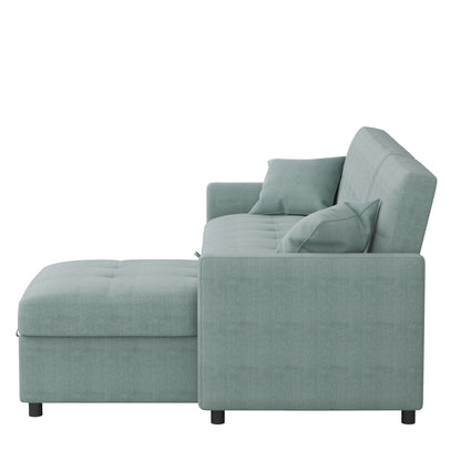 Divano letto reversibile e chaise longue da 82'' di larghezza