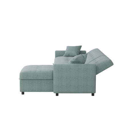 Divano letto reversibile e chaise longue da 82'' di larghezza