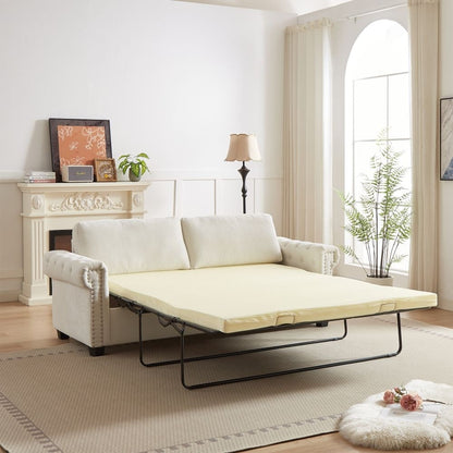 Divano letto trasformabile 2 in 1 in poliestere da 83,8