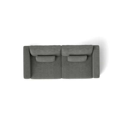 Divano a 3 posti 83Fabric - Comfort morbido con doppia imbottitura per soggiorni moderni