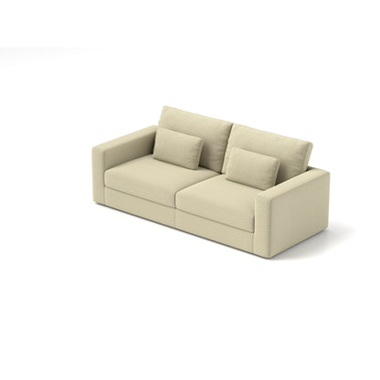 Divano a 3 posti 83Fabric - Comfort morbido con doppia imbottitura per soggiorni moderni