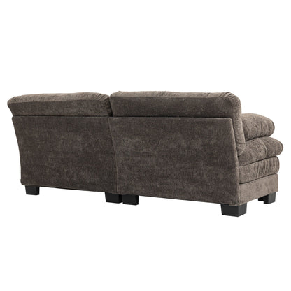 Divano imbottito a 3 posti con imbottitura in memory foam a doppio strato e cuscini comfort in omaggio