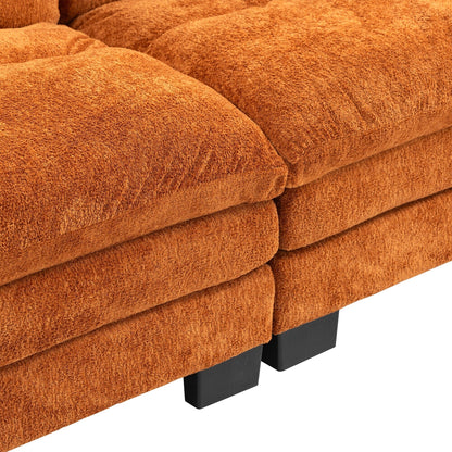 Divano imbottito a 3 posti con imbottitura in memory foam a doppio strato e cuscini comfort in omaggio