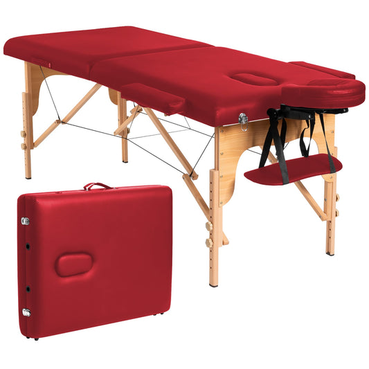Lettino da massaggio portatile da 84''L, regolabile, per spa viso, tatuaggi, con trasporto