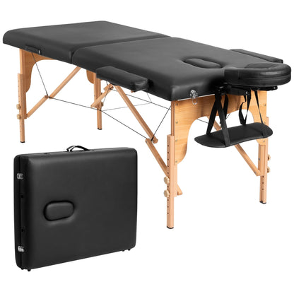 Lettino da massaggio portatile da 84''L, regolabile, per spa viso, tatuaggi, con trasporto