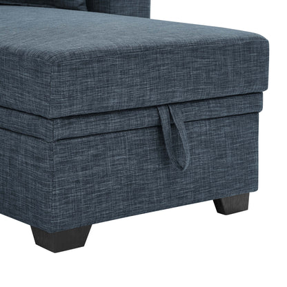 Divano letto imbottito da 85,5''