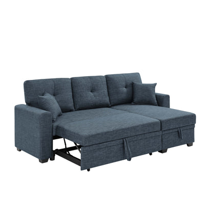Divano letto imbottito da 85,5''