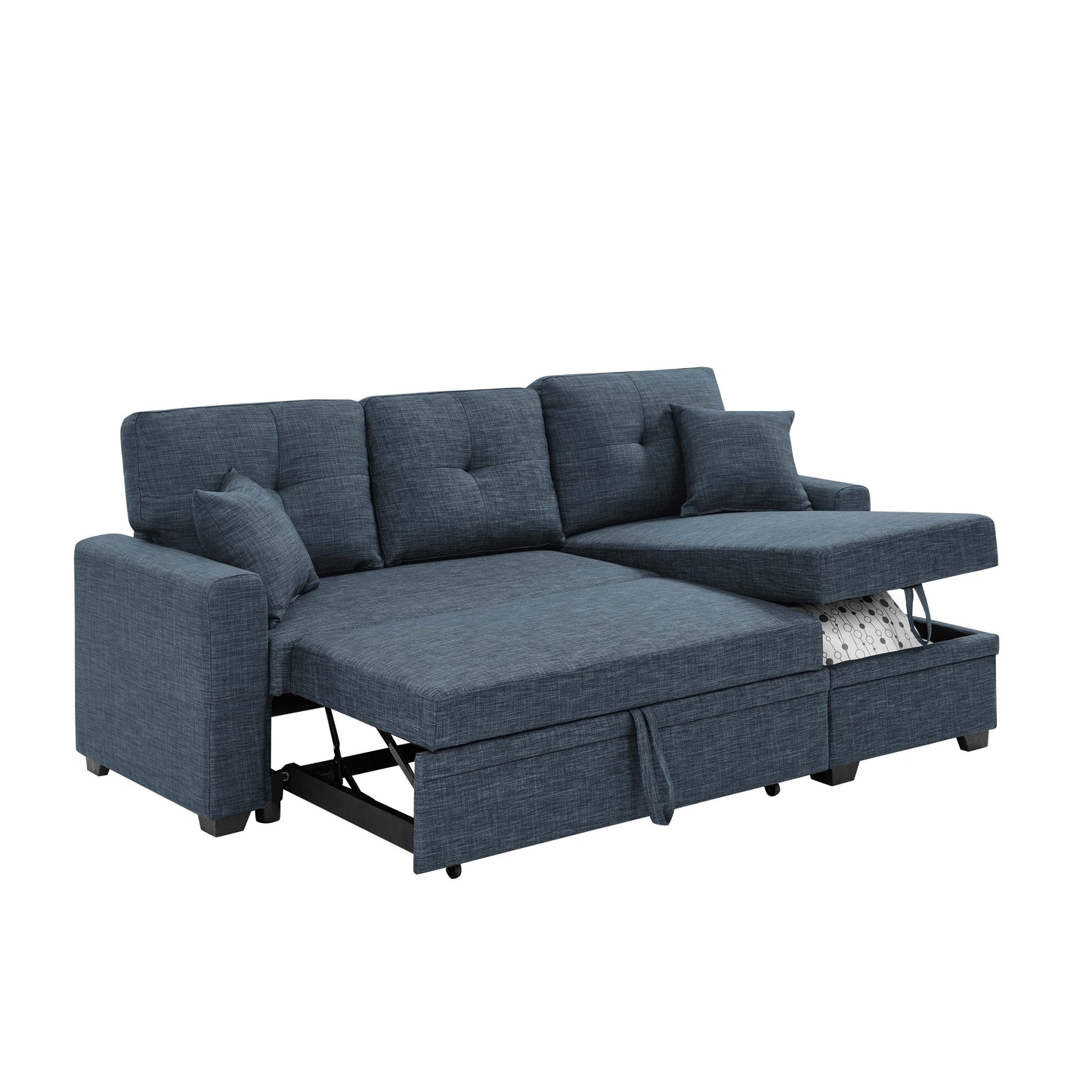 Divano letto imbottito da 85,5''