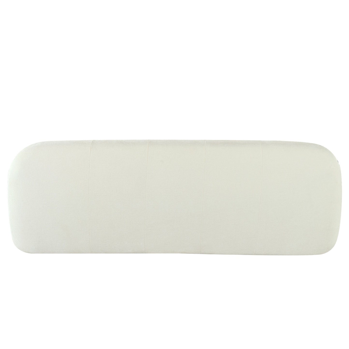 Divano a 3 posti in tessuto ciniglia largo 85,8 con stile capitonné, design a compressione completa della spugna, con schiuma senza polvere