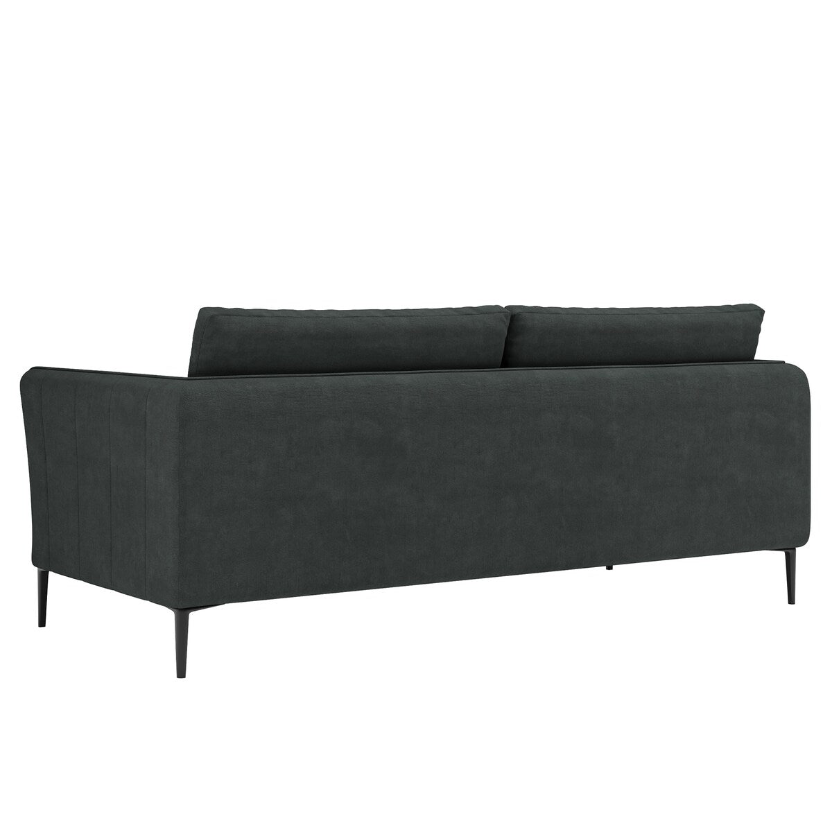 86.61Divano moderno minimalista antigraffio e impermeabile, grigio scuro