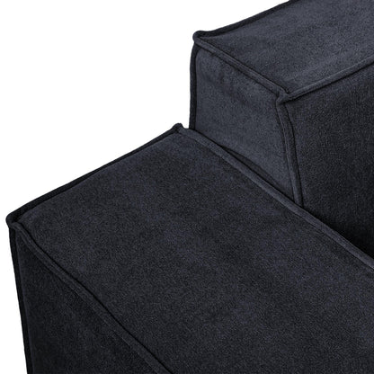 Divano componibile modulare da 86,62 pollici, divano con seduta a due posti, divani moderni e comodi in velluto a coste con chaise longue reversibile