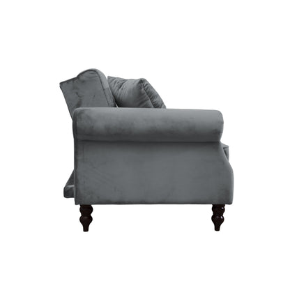 Divano letto futon convertibile in velluto da 87,8''