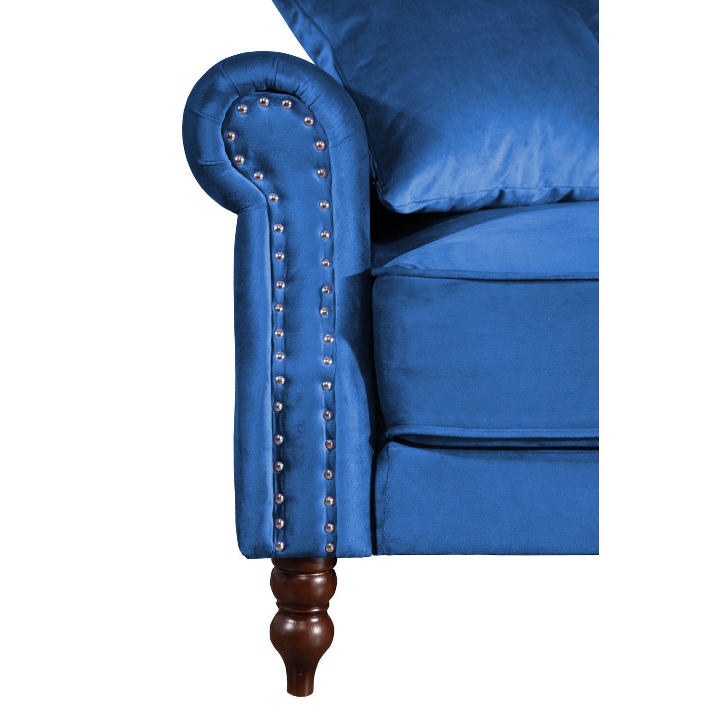 Divano letto futon convertibile in velluto da 87,8''