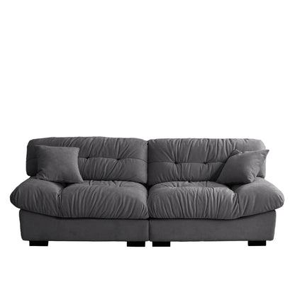 89 divani componibili Fluffy Cloud, divani moderni e minimalisti con due cuscini