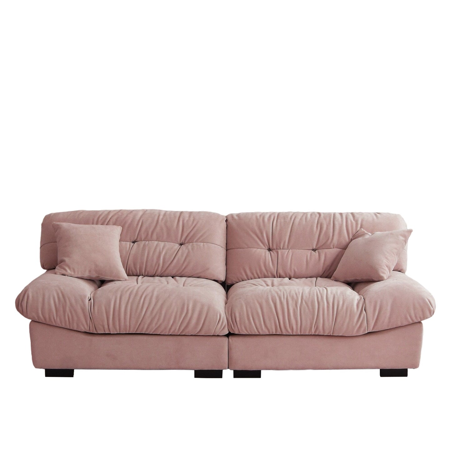 89 divani componibili Fluffy Cloud, divani moderni e minimalisti con due cuscini