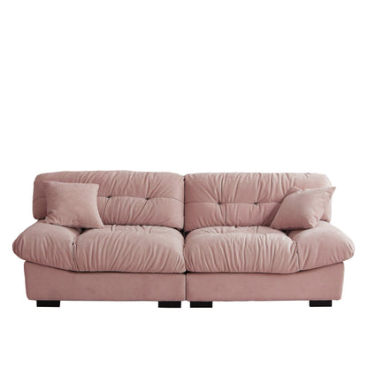 89 divani componibili Fluffy Cloud, divani moderni e minimalisti con due cuscini