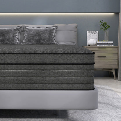 8 Materasso ibrido in memory foam medio con molle insacchettate