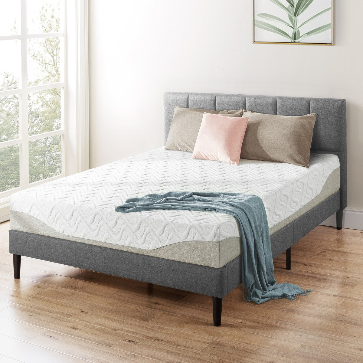 Materasso in memory foam gel da 9 pollici di Crown Comfort