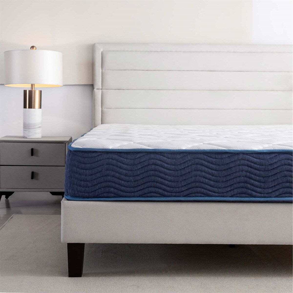 Materasso in memory foam ibrido da 9 pollici, misura media, king size