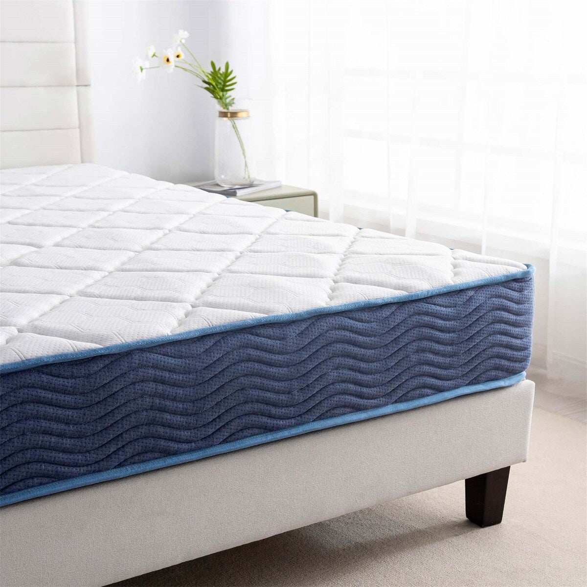 Materasso in memory foam ibrido da 9 pollici, misura media, matrimoniale